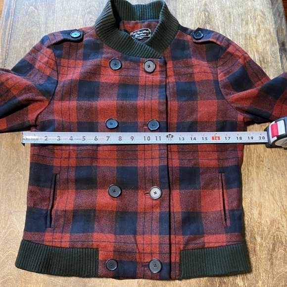 Anthropologie What Goes Around Comes Around buffalo plaid jacket S - Picture 6 of 8
